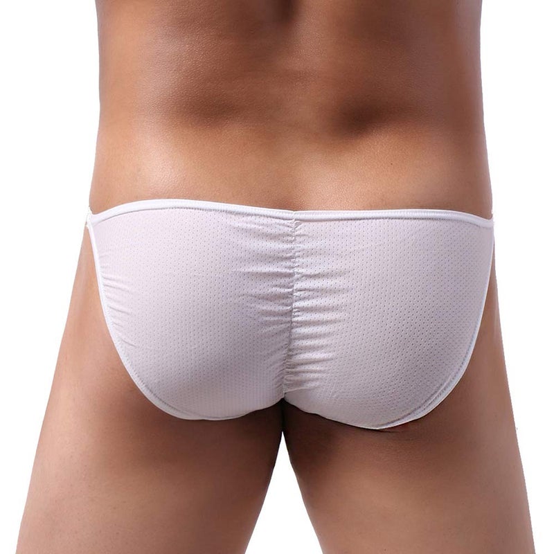 Summer Code Men's Sexy Briefs Elastic Ruched Back Bikini Underwear Pack - Image 5